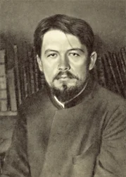 Anton Chekhov at His Estate of Melikhovo, Russia, Late March 1892